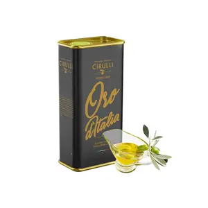 Olio Extra vergine di oliva italiano puro premium all'ingrosso-4 lattine 5L - Made in Italy pronto per la spedizione