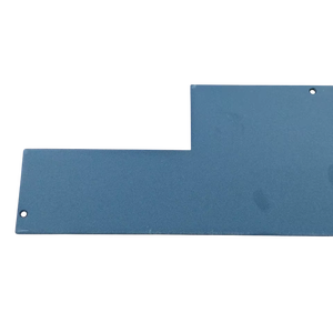 Plaque d'acier fabriquée sur mesure avec revêtement en poudre noire pour contreventement mécanique et assemblage modulaire - Product Image 2