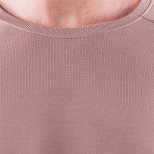 เสื้อยิมแขนยาวผู้ชาย สีเบจ ผ้าสเตรช แห้งเร็ว ระบายอากาศดี เหมาะสำหรับออกกำลังกาย ฟิตเนส และเล่นกีฬา - Product Image 5