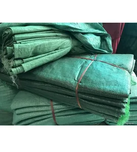 Custom Bulk Sack Green PP Custom Weight Woven Empty Packing Polypropylene Bag Made From Vietnam