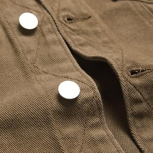 Chaleco Vaquero Casual de Otoño para Hombre, Lavado a la Piedra, Cuello en V, Un Botón, Secado Rápido, Transpirable, Ecológico, Servicio OEM - Product Image 5