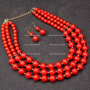 Luxury Handmade Custom Luxury Latest Handcrafted With Best Quality High Polished Beautiful Fashion Resin Brass <b>Necklace</b> - Product Image 2