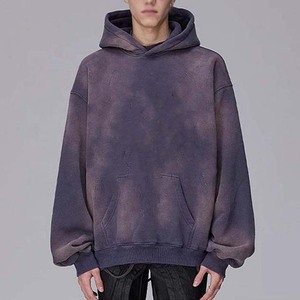 480gsm Acide Lavé Surdimensionné Poids Lourd 100% Coton À Capuche Streetwear Basics Hoodies pour Homme Personnalisé Hommes Hoodies Logo Conception - Product Image 3
