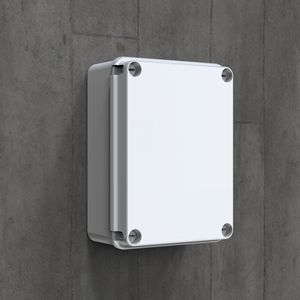 Boîtier en plastique ABS 155x205x80mm Boîte de jonction IP65 Boîte de distribution de panneau montée en surface Blanc étanche 0.44kg - Product Image 4