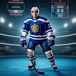 ชุดกีฬาชายเสื้อกีฬาฮ็อกกี้น้ำแข็งแบบสั่งทำชุดเครื่องแบบพิมพ์ซับลิเมชันส่วนตัวพร้อมชื่อทีม - Product Image 3