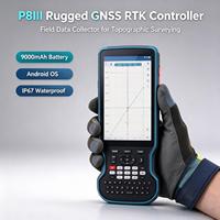 Toptech P8III Pengontrol Survei Genggam Tangguh Android Pengumpul Data Lapangan dengan Keyboard Lengkap IP68 untuk GNSS RTK