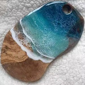 Acacia Wood Chopping Board Super Quality Tableware Household Designer Cutting Serving Board for <b>Table</b> Top Decor - Product Image 1