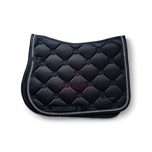 Luxury English Equestrian Saddle Pad Breathable Quilted Design Soft <b>Inner</b> Lining for Horse Comfort and Support saddle Pads - Product Image 1