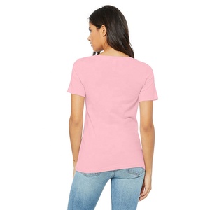 Bella + T-shirt à col en V en jersey décontracté en toile T-shirt à col en V respirant pour femme avec manches courtes - Product Image 6