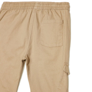 Pantalones Cargo con bolsillos y cordón Tela de algodón duradera Suave Transpirable Cómodo Cintura ajustable Múltiples con bolsillos - Product Image 4