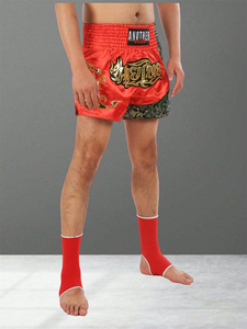 กางเกงขาสั้น MMA แบบยืดได้สำหรับผู้ชายปรับแต่งได้แบบเต็มรูปแบบอุปกรณ์ชกมวยรีไซเคิล - Product Image 6