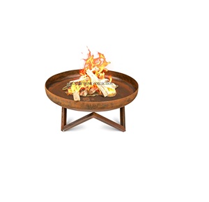 Elegant minimalist metal <b>fire</b> <b>pit</b> with durable frame and high temperature resistant coating for modern patio decor - Product Image 1