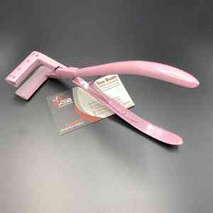 Alicates para extensiones de cabello de punta plana de acero inoxidable rosa, extensiones de sellado de cinta, herramientas para el cabello - Product Image 5