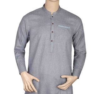 Traje Shalwar Elegante para Hombre - Azul Claro - Product Image 2