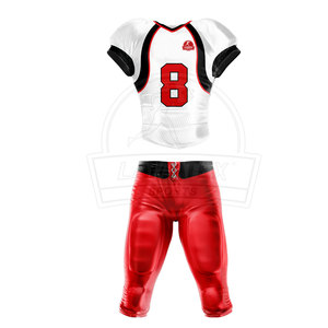 Ensemble d'uniformes de football américain pour adultes, haute qualité, respirant, séchage rapide, 100% polyester, logo personnalisé, grande taille, LAMATEX SPORTS - Product Image 1