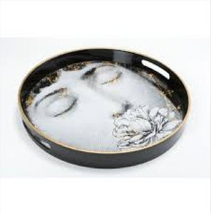 Trang chủ trang trí phục vụ Bát khảm và men hoàn thiện bộ đồ ăn ăn kẹo và món tráng miệng phục vụ bát và khay cung cấp - Product Image 3