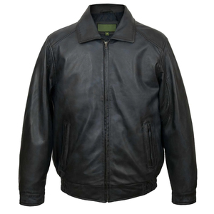 Alta calidad al por mayor 2025 nueva moda hombres cuero Biker chaqueta motocicleta chaqueta para hombres al aire libre moda hombres chaqueta - Product Image 1