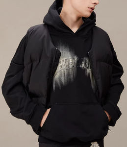 Wholsale Cotton Hoodies 2025 <b>Men'S</b> Hoodie 100 Percent <b>Quarter</b> <b>Zip</b> Custom Pure 370Gsm Fabric - Product Image 6