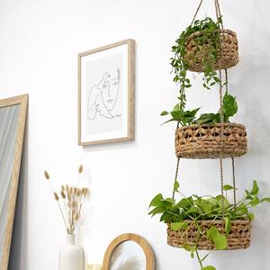 <b>Water</b> hyacinth fruit storage baskets natural hanging <b>container</b> basket for kitchen organization - Product Image 2