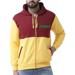 Sweat-shirts à fermeture éclair personnalisés unisexes, 100% coton, respirants, séchage rapide, coupe ample, poids lourd 350 g/m², haute qualité - Product Image 6