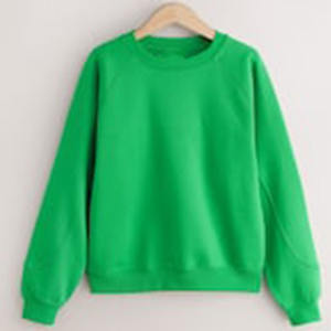 Sudadera de Cuello Redondo de Forro Polar de Buena Calidad para Mujer al por Mayor, Color Sólido, Unisex, Ropa de Calle Cálida de Invierno, Sudadera Personalizada OEM ODM EE. UU. - Product Image 5