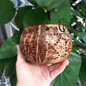 โคมไฟกะลามะพร้าวตกแต่งแบบหรูหราพร้อมดีไซน์หลากหลายโคมไฟกะลามะพร้าวคุณภาพสูง - Product Image 4