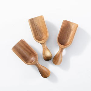 Cucharas de Café Mini de Madera de Acacia Natural al por Mayor, Cuchara Multiusos, Herramienta de Cocina para Frascos de Vietnam - Product Image 1