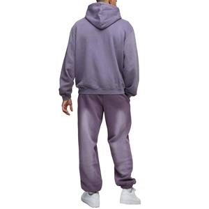 Sudaderas con capucha de ropa informal para hombre con logotipo personalizado, sudaderas con capucha teñidas lisas a precio asequible para hombre para la temporada de invierno - Product Image 3