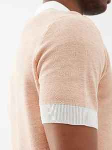 Venta al por mayor 100% algodón manga corta para Polo camisetas para hombres jóvenes y de mediana edad Terry Fabric Golf Shirts - Product Image 6