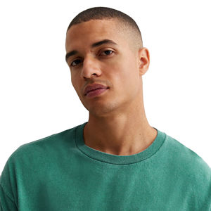 T-shirt en jersey pour homme sur mesure en gros, 100% coton, col rond, manches courtes, respirant, uni, teint, anti-froissement - Product Image 5