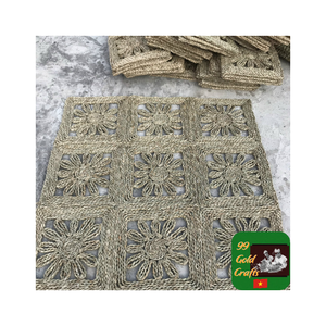 Tapis en jonc de mer multi-usages pour la décoration intérieure et extérieure de l'espace de vie Tapis en paille tissée Durable et facile à utiliser - Product Image 2
