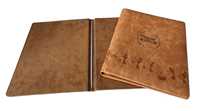 Folder Menu & Folder Tagihan Kulit PU Premium Tahan Lama dengan Logo Warna Kustom untuk Hotel, Restoran, Bar Anggur, Toko