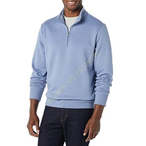 Felpa Invernale Casual di Alta Qualità Personalizzata, Traspirante, con Mezza Zip e Colletto Alto, Tinta Unita, Maniche Lunghe, in Cotone e Fibra di Bambù, per Maternità - Product Image 1