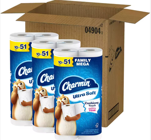 Papel Higiénico Ultra Suave Altamente Recomendado, 30 Mega Rollos Familiares |   153 Rollos Regulares para Compradores al por Mayor - Product Image 1