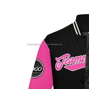 Custom Breathable <b>Summer</b> Varsity <b>Jacket</b> for Youth with Front Embroidery Logo Windproof Wool Body Letterman <b>Jacket</b> - Product Image 5