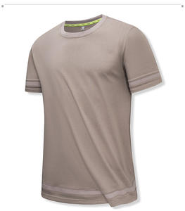 ODM 65% algodón 35% poliéster deportes camiseta Logotipo de impresión personalizada secado rápido transpirable Fitness Factory camiseta para hombres - Product Image 2