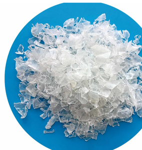 Hojuelas de PET Transparente Lavadas en Caliente, PET Reciclado de Alta Pureza para Producción de Fibra - Product Image 1
