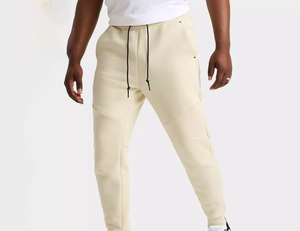 Pantalon léger pour homme de style jogger, 100% coton, taille élastique, vêtements de sport décontractés, service OEM, pantalon en coton personnalisé pour homme - Product Image 3