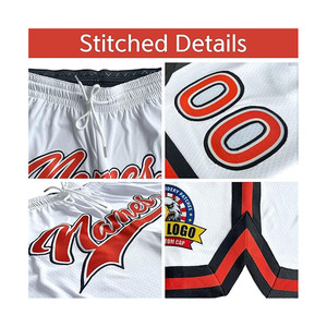 Pantalones cortos de baloncesto reversibles personalizados OEM al por mayor, uniforme de malla de poliéster impreso por sublimación para jóvenes y adultos - Product Image 3