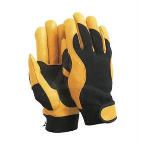Guantes de Mecánico de Diseño Moderno, Guantes de Herramientas de Cuero Multifuncionales de Buena Calidad - Product Image 3