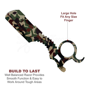 Rasoir pliable à bord droit avec manche en bois et option de marque personnalisée - Product Image 5