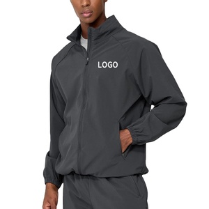 ชุดกันลมผ้าไนลอน2ชิ้นเสื้อกันลม2025ออกแบบได้เองมีโลโก้ออกแบบได้ตามต้องการ - Product Image 1