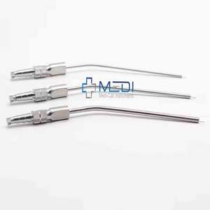 Pipettes en acier inoxydable réutilisables pour implants dentaires, outil d'aspiration pour chirurgie médicale, certifié CE, 2/3/4/5mm, 1 pièce - Product Image 6