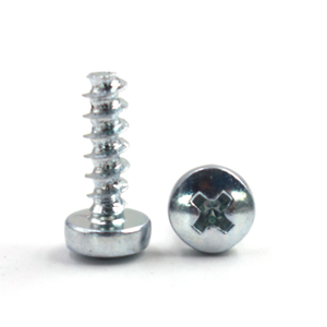 Custom Size Blue Zinc Plated Carbon Steel Round Head Phillips Self-Tapping <b>Screw</b> for <b>Plastic</b> - Product Image 1