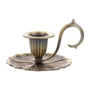 Bougeoir moderne en laiton écologique fait à la main, doré et noir, pour la décoration de la maison, utilisation de mariage - Product Image 6