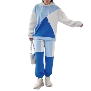 Vente en gros de vêtements de sport d'hiver pour femmes, survêtement de course à pied coupe ample avec impression personnalisée et service OEM, fabriqué au Pakistan - Product Image 2