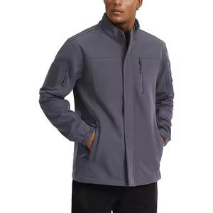 Veste Softshell Polaire Homme Personnalisée d'Usine en Gros, Col Montant, Imperméable, Respirante, Brodé, pour Randonnée en Plein Air - Product Image 3