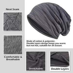 Gorros de Invierno Cálidos, Forro Extra Grueso para Clima Frío, Unisex, Textura Jacquard, Color Sólido, Talla Adulto - Product Image 3