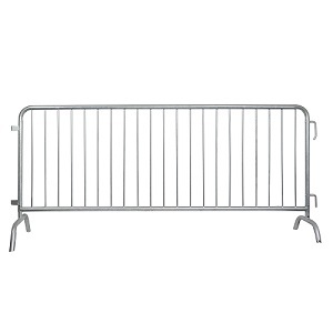 1.2m cao 2m Chiều rộng 6kg bên đường an toàn tạm thời hàng rào tấm kim loại mạ kẽm kiểm soát đám đông hàng rào xử lý nhiệt gỗ - Product Image 2