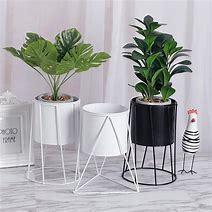 Pot de fleurs décoratif intérieur/extérieur en métal imprimé personnalisable pour la maison, le balcon, le jardin et la ferme. - Product Image 3